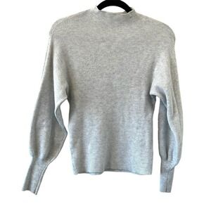 A New Day Gray Balloon Sleeve Sweater